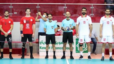 مباراة مصر والبحرين في كرة اليد