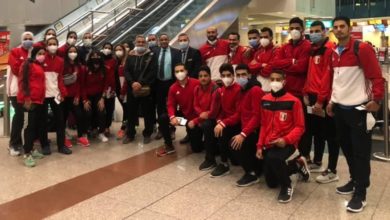 صورة جماعية لمنتخب الكاراتيه