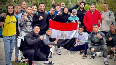 لاعبي مشروع البطل الاوليمبي للمصارعة