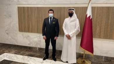 لقاء وزيرا الرياضة في مصر وقطر