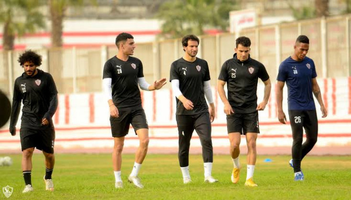 استعدادت الزمالك لمباراة القمة