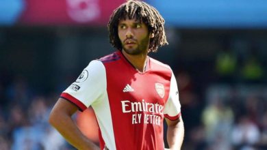 محمد النني لاعب أرسنال