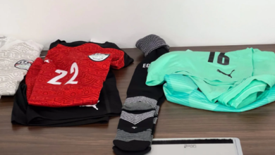 الزي الاساسي لمنتخب مصر