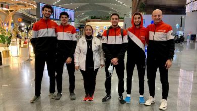 منتخب مصر لسلاح سيف المبارزة ناشئين