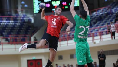 منتخب مصر والمغرب لكرة اليد