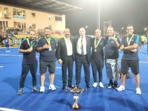 الجهاز الفني لفريق الطائرات للهوكي