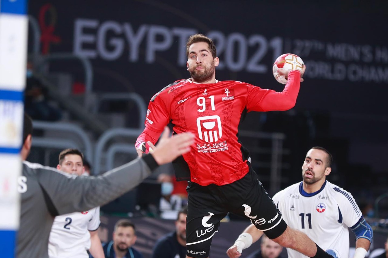 محمد سند لاعب منتخب مصر