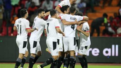 سلبية مسحة منتخب مصر قبل مواجهة المغرب