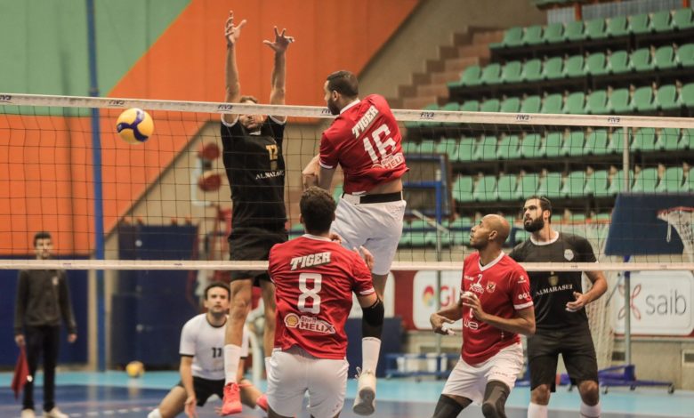 رجال طائرة الاهلي