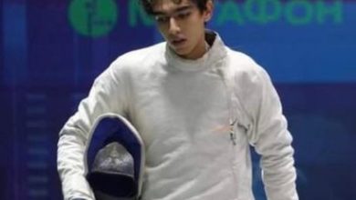 زياد نوفل لاعب منتخب السلاح