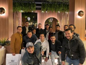 تكريم منتخب مصر ذات الساق الواحدة لكرة القدم
