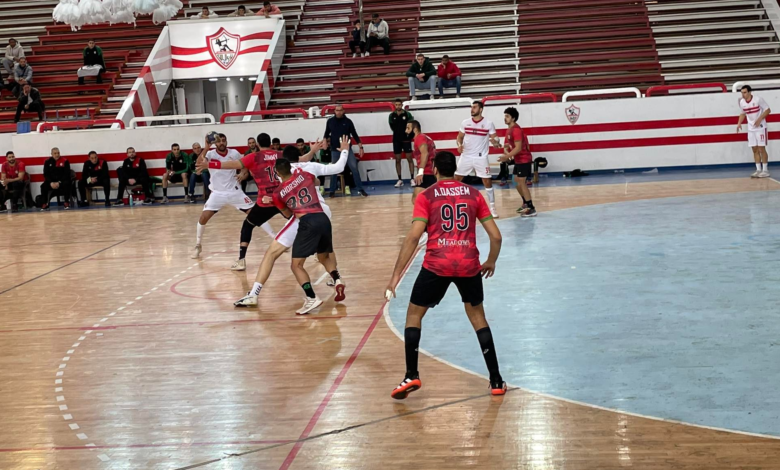 الزمالك يهزم سبورتنج بدوري محترفي اليد
