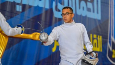 محمد الجندي لاعب المنتخب الوطني للخماسي الحديث