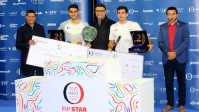 جارسيا وماركوس يتوجان ببطولة "FIP Star" الدولية للبادل