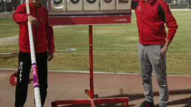 الناشئ تامر أشرف لاعب المنتخب المصري لألعاب القوى