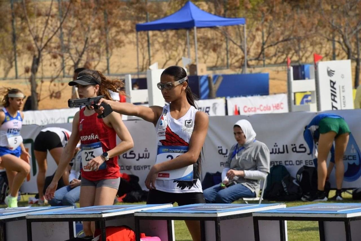 جانب من منافسات كأس العالم للخماسي الحديث