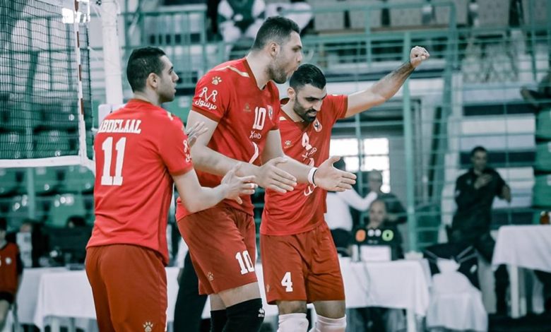 رجال طائرة الاهلي