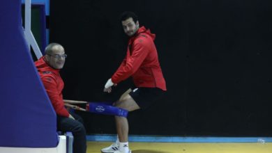 إبراهيم المصري لاعب يد الأهلي