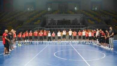 دقيقة حداد في مران منتخب مصر على روح كريم أبو قورة