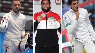 محمد السيد - محمد ياسين - احمد السكري - السلاح - سلاح سيف المبارزة