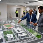 وزير الشباب والرياضة يتفقد مبني الأكاديمية العربية بالعلمين الجديدة