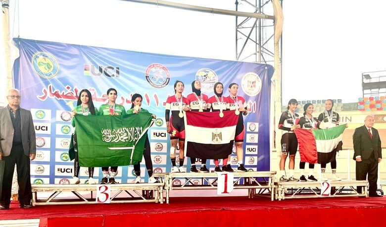 البطولة العربية للدراجات بالقاهرة