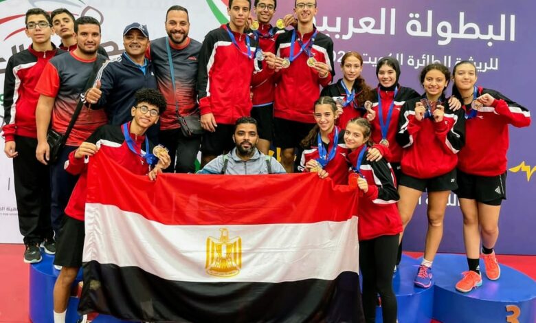 منتخب مصر لناشئي الريشة الطائرة