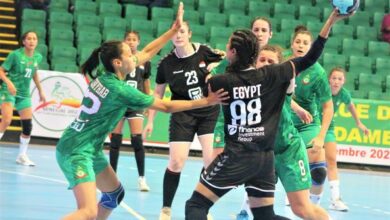 مباراة مصر والمغرب لكرة اليد سيدات