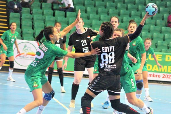 مباراة مصر والمغرب لكرة اليد سيدات