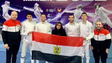منتخب مصر لشباب سلاح سيف المبارزة
