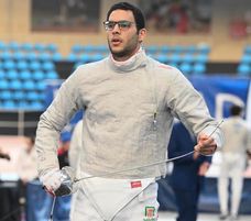 محمد عامر يتأهل للأدوار الرئيسية بالجائزة الكبرى لسلاح السيف رجال بفرنسا