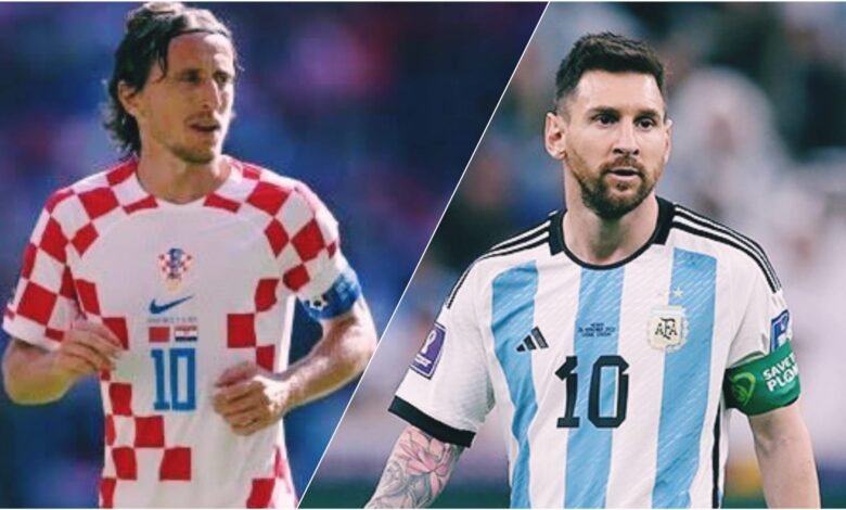 ليونيل ميسي ولوكا مودريتش