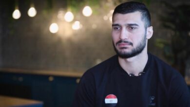يحيى الدرع لاعب المنتخب المصري لكرة اليد