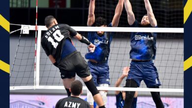 لقاء الزمالك وطلائع الجيش بدوري الكرة الطائرة