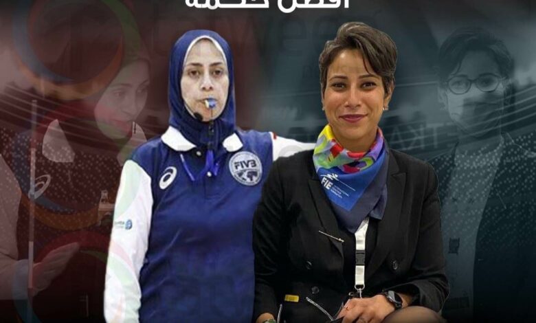 تغريد خطاب تنافس آية هشام على جائزة أفضل حكمة باستفتاء تتويج نيوز 2022