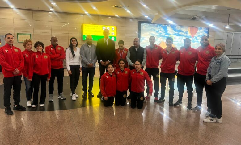 بعثة منتخب مصر لناشئي الجمباز