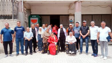 تكريم أبطال الجمالية بالدقهلية ذوي الهمم فى الكرة الطائرة جلوس وتنس الطاولة