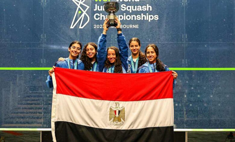 منتخب شابات الاسكواش