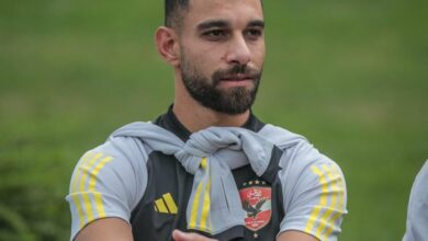 عمرو السولية لاعب النادي الأهلي لكرة القدم