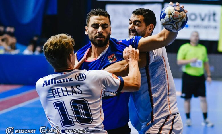 الأهلي برشلونة اليد