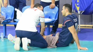 أحمد يوسف عفيفي لاعب منتخب مصر للكرة الطائرة