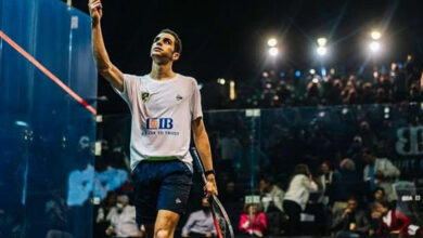 علي فرج للإسكواش