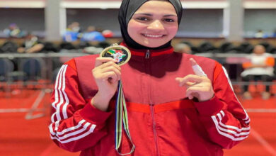 منة شعبان للكاراتيه