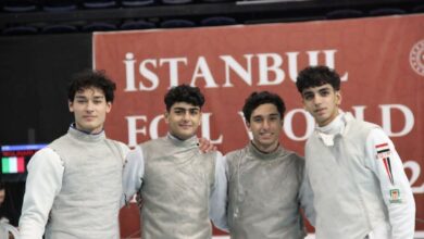 منتخب مصر لناشئي السلاح تحت 20 سنة