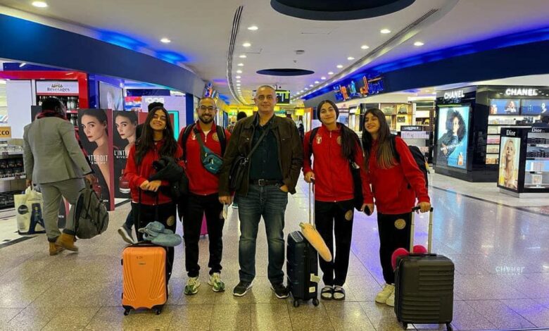 بعثة منتخب مصر لجمباز الترامبولين