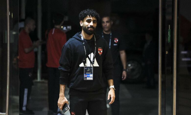 مروان عطية لاعب فريق كرة القدم بالنادي الأهلي