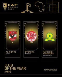 الأهلي يتصدر القائمة النهائية لأفضل فريق في إفريقيا 2023