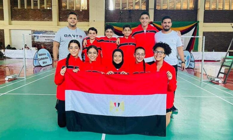 منتخب مصر لناشئي الريشة الطائرة