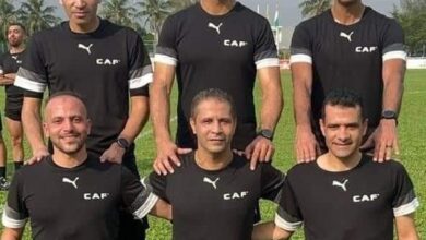 طاقم التحكيم المصري المشارك بأمم أفريقيا