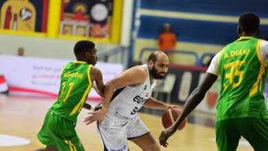 منتخب مصر أمام موريتانيا بالبطولة العربية لكرة السلة